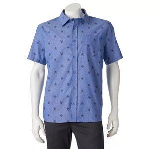 Star Wars Darth Vader Crossed Button-Down XXL